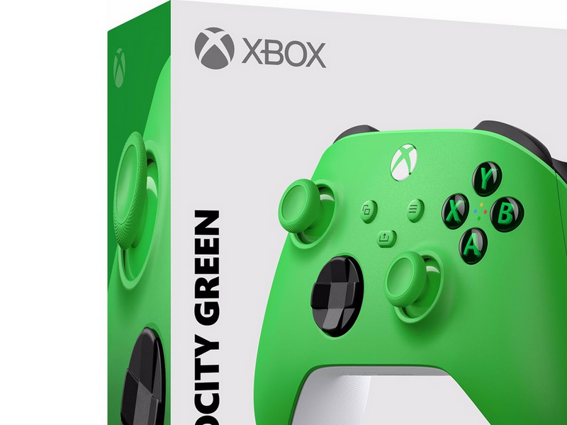Microsoft Xbox - Velocity Green - Wireless Controller - Microsoft Xbox One