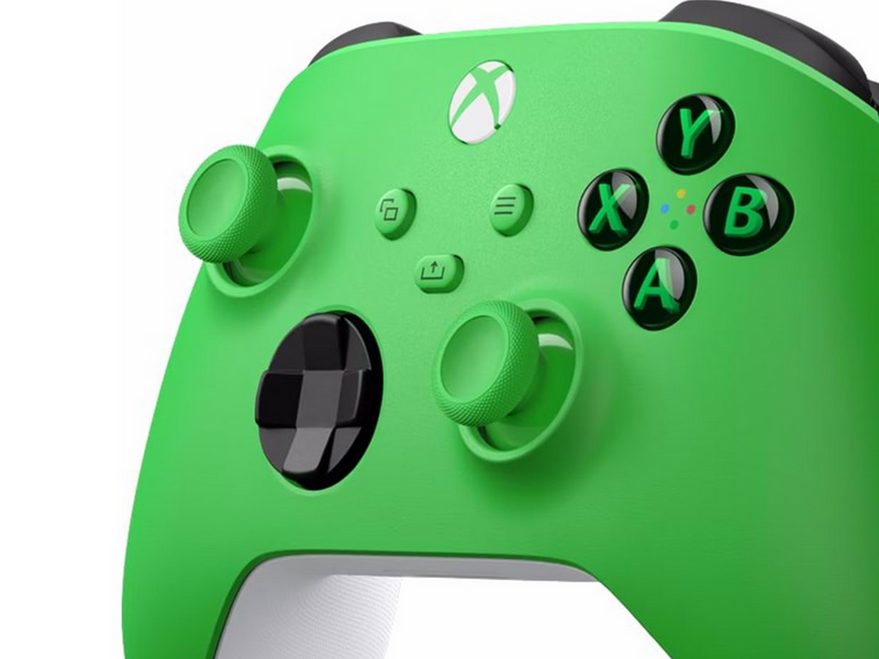 Microsoft Xbox - Velocity Green - Wireless Controller - Microsoft Xbox One