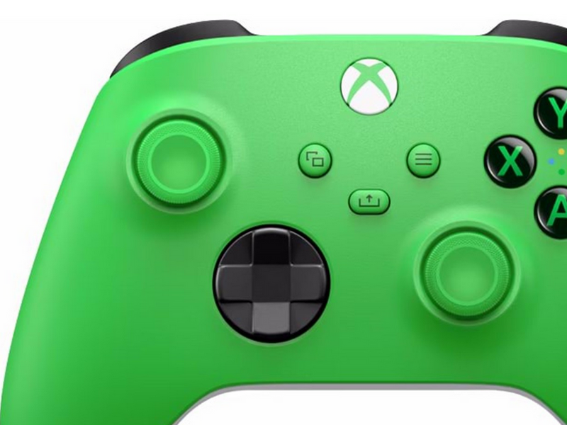 Microsoft Xbox - Velocity Green - Wireless Controller - Microsoft Xbox One