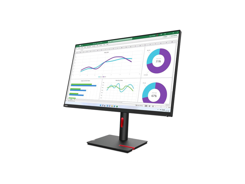 31.5" Lenovo ThinkVision T32h-30 - 2560x1440 (QHD) - 60Hz - IPS - 90W USB-C