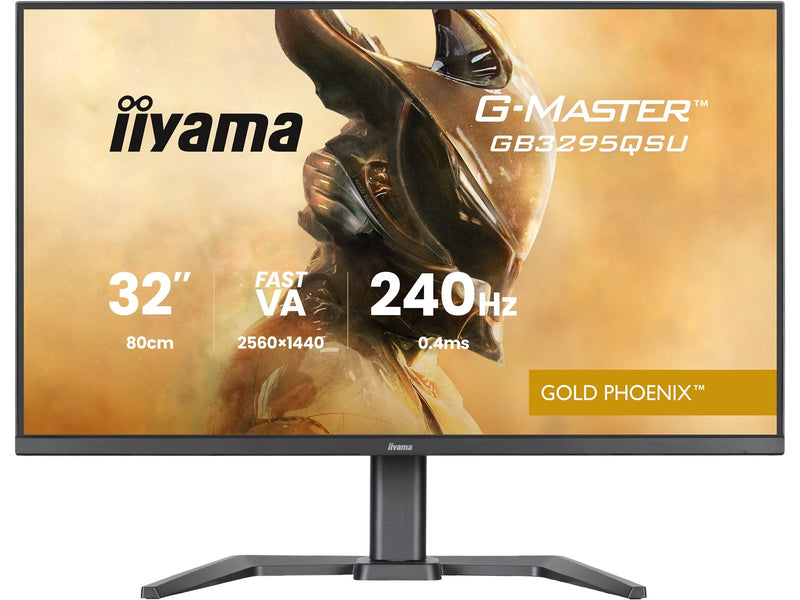 31.5" iiyama G-Master Gold Phoenix GB3295QSU - 2560x1440 (QHD) - 240Hz - VA