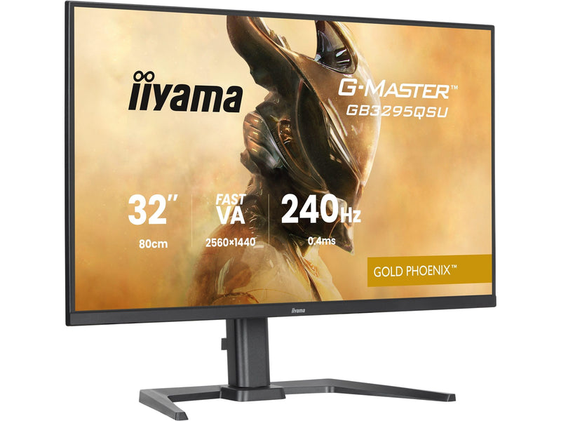 31.5" iiyama G-Master Gold Phoenix GB3295QSU - 2560x1440 (QHD) - 240Hz - VA