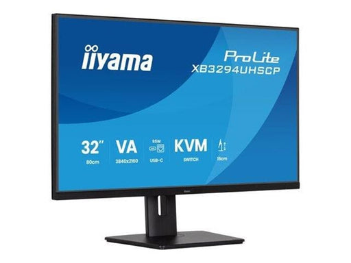 31.5" iiyama ProLite XB3294UHSCP-B1 - LED monitor - 4K - 31.5"