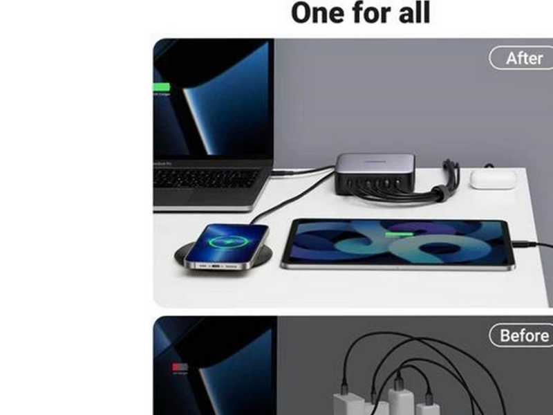 UGREEN Nexode GaN 200W - 6 x USB ports