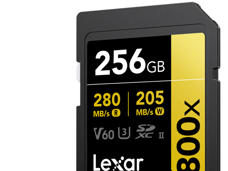 Lexar Professional Gold 1800x SD - 280MB/s - 256GB