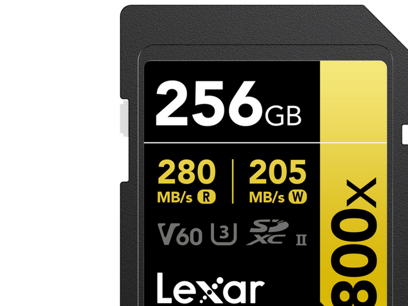 Lexar Professional Gold 1800x SD - 280MB/s - 256GB