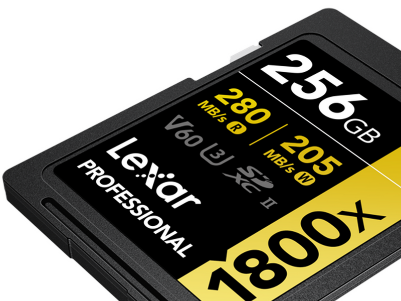 Lexar Professional Gold 1800x SD - 280MB/s - 256GB