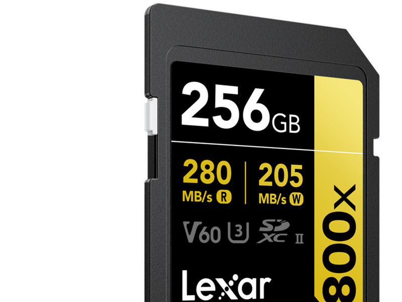Lexar Professional Gold 1800x SD - 280MB/s - 256GB