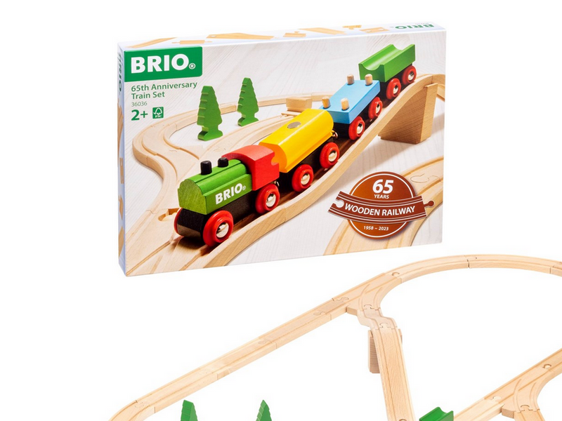 Brio BRIO 65 Jahre Holzeisenbahn Jubiläums-Zugset