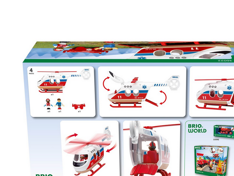 Brio BRIO Rettungshubschrauber