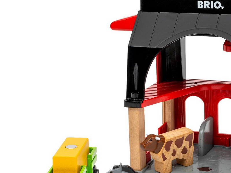 Brio BRIO Tierscheune mit Heuwaggon