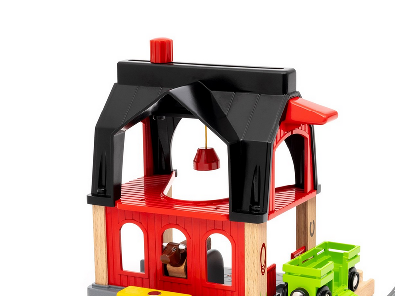 Brio BRIO Tierscheune mit Heuwaggon