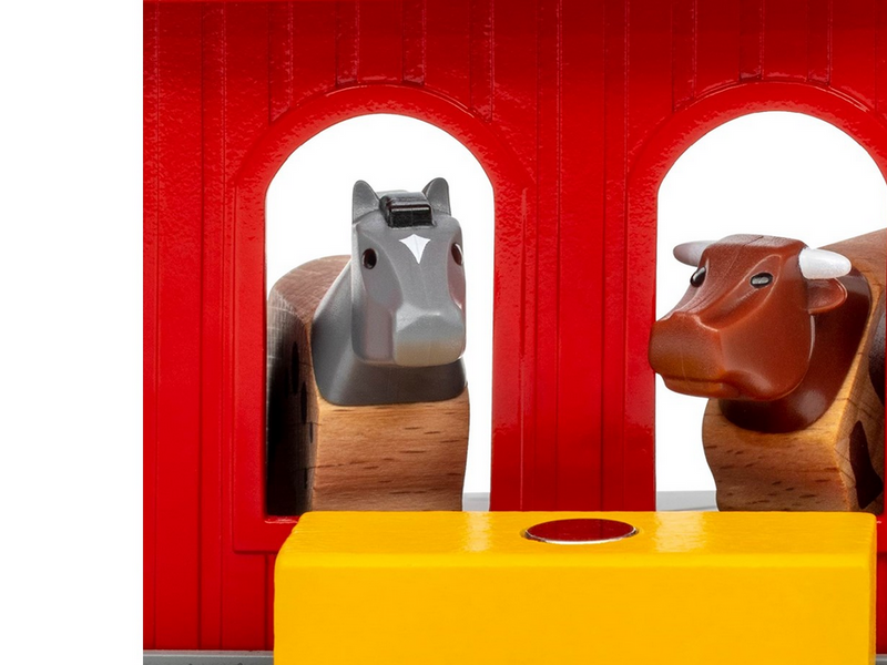 Brio BRIO Tierscheune mit Heuwaggon
