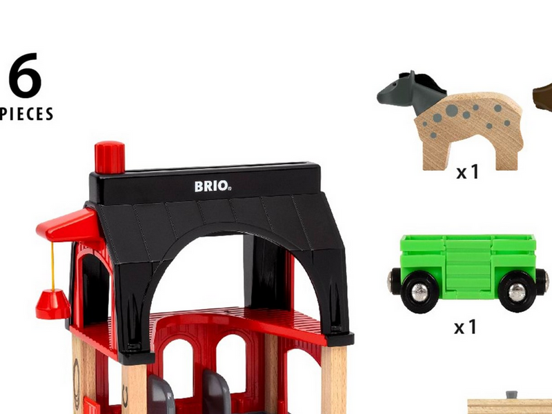 Brio BRIO Tierscheune mit Heuwaggon