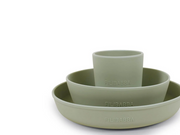 Filibabba Silicone dinner set - Green