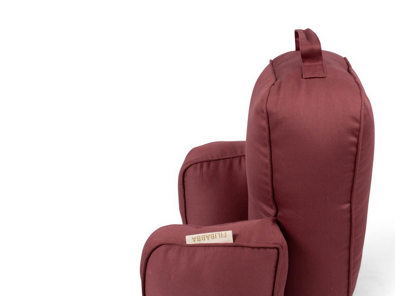 Filibabba Pram pillow Gry - Apple Butter