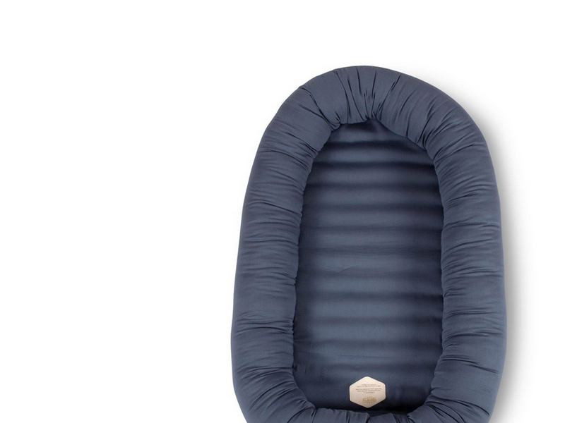 Filibabba Babynest - Kapok Muddly blue
