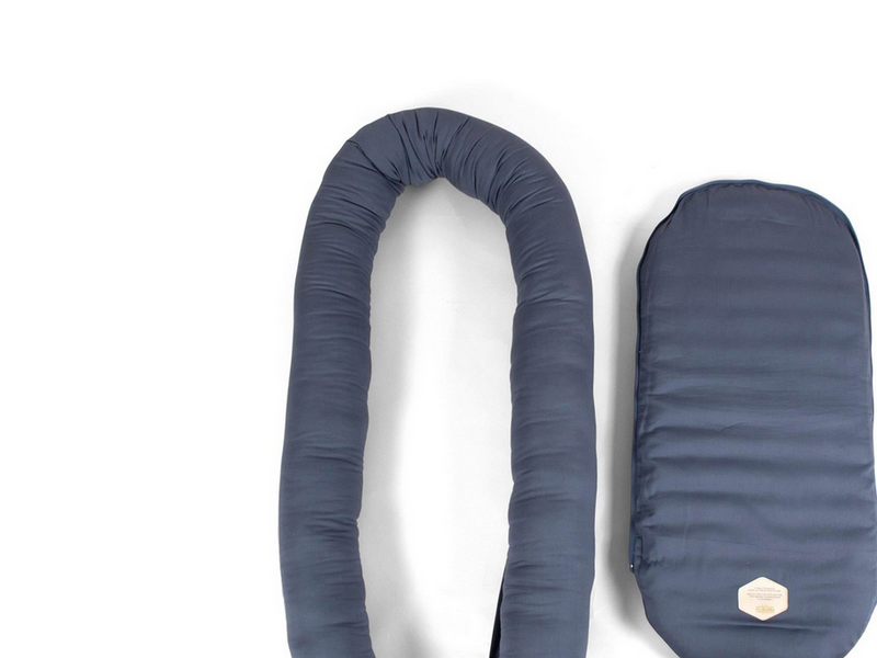 Filibabba Babynest - Kapok Muddly blue