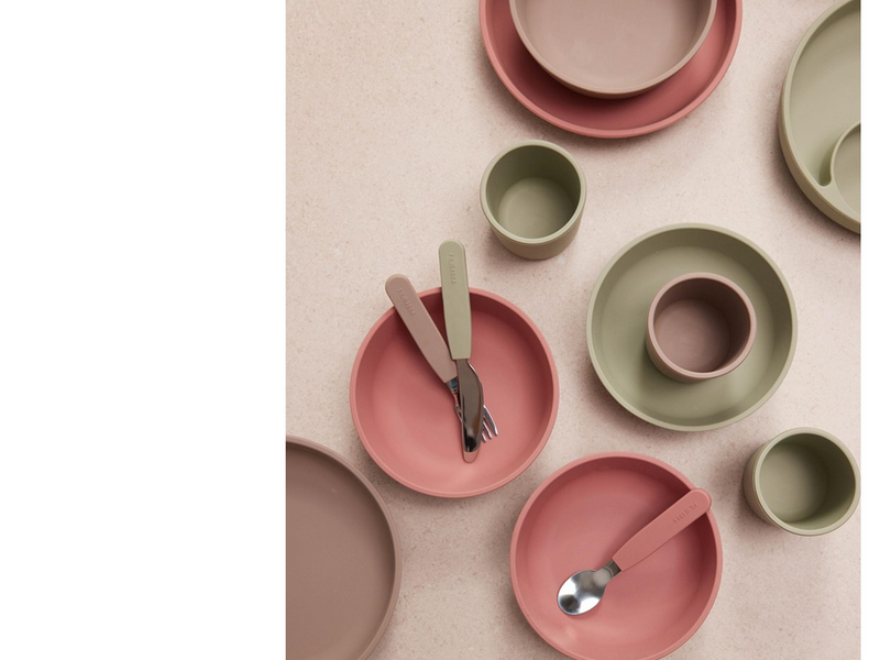 Filibabba Silicone bowl 2-pack - Rose