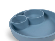 Filibabba Silicone divided plate - Powder Blue