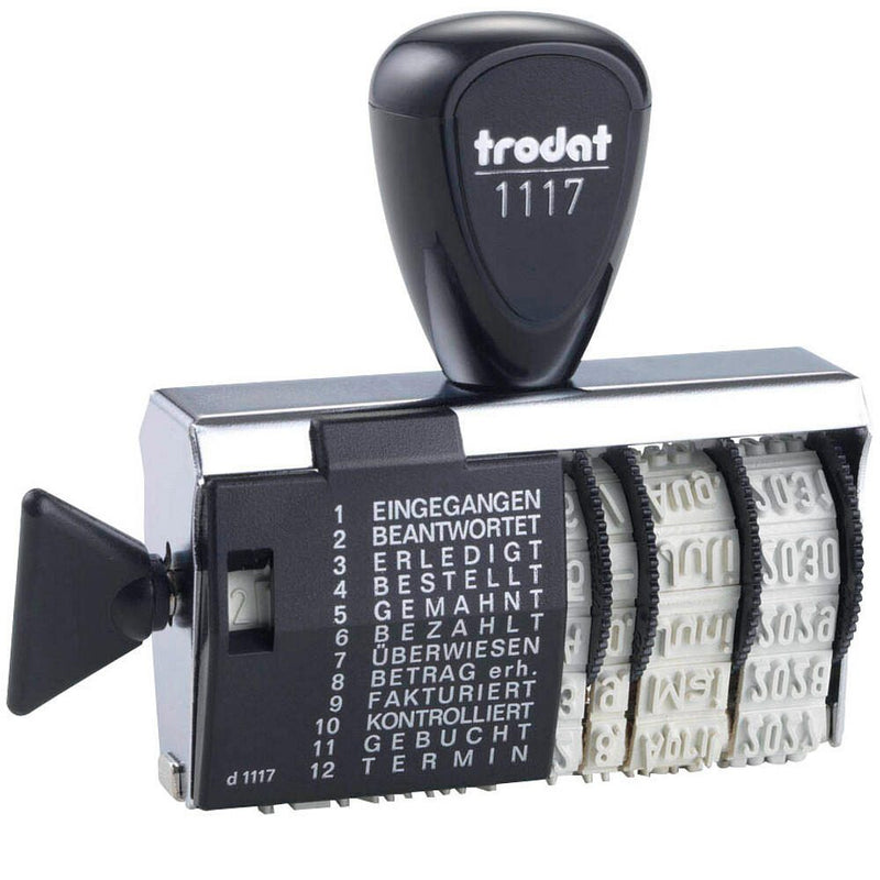 trodat Datumstempel 1117 mit Text Classic