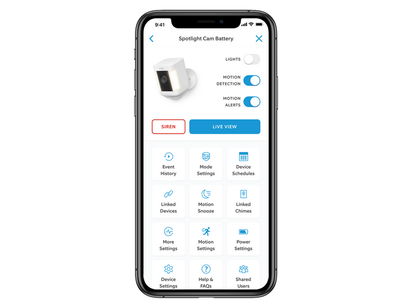 Ring Spotlight Cam Plus - Plug-in - Schwarz