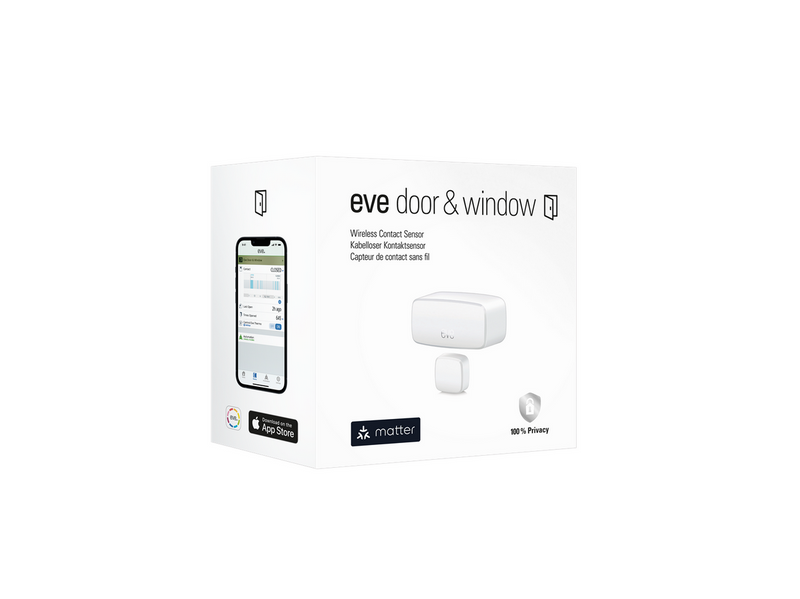 Eve Door & Window -Wireless Contact Sensor (Matter)