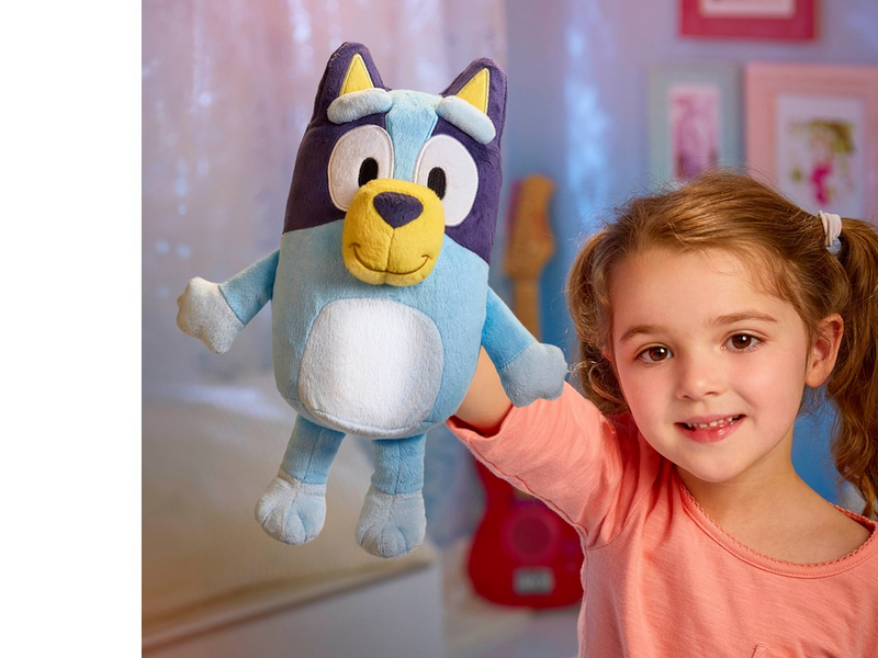 Bluey Kids Light Up Bedtime Pal - Soft toy night light