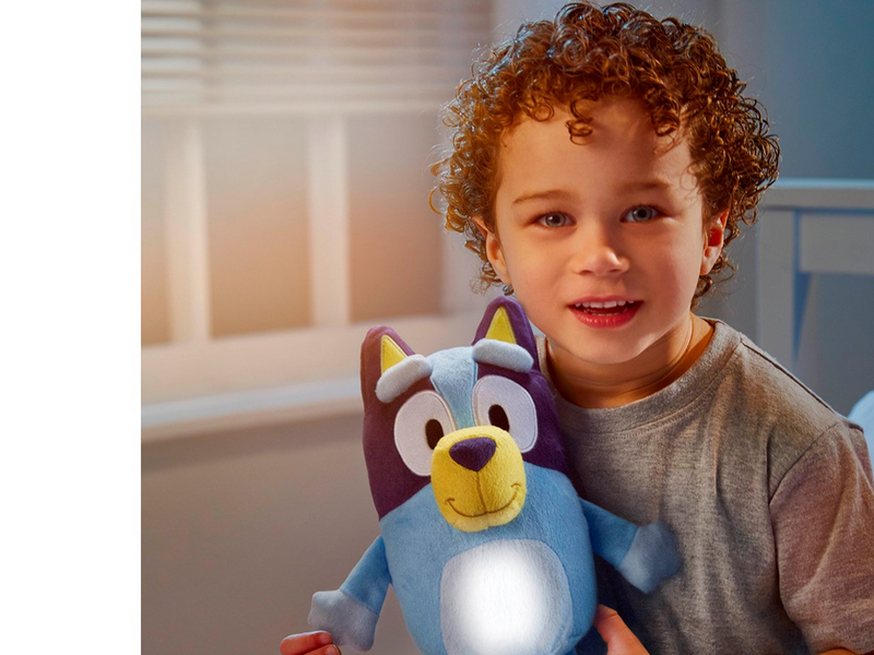 Bluey Kids Light Up Bedtime Pal - Soft toy night light