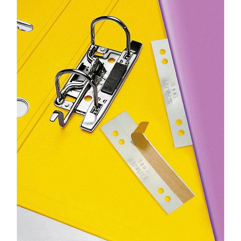 VELOFLEX Heftstreifen, selbstklebend HEFTFIX transparent Kunststoff - 50 Stück