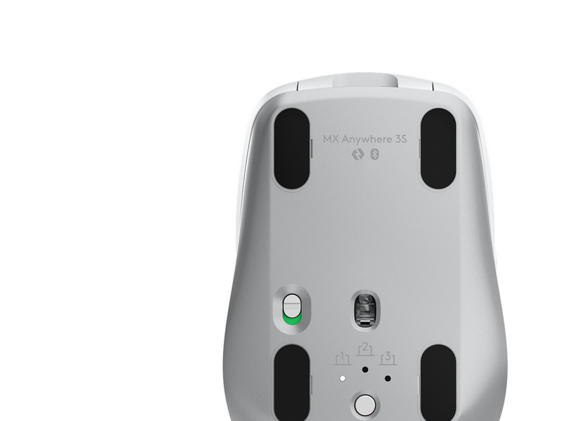 Logitech MX Anywhere 3S - Pale Grey - Maus (Grau)