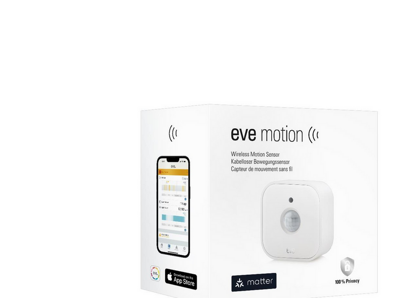 Eve Motion - Smart motion sensor with Apple HomeKit technology (Matter)