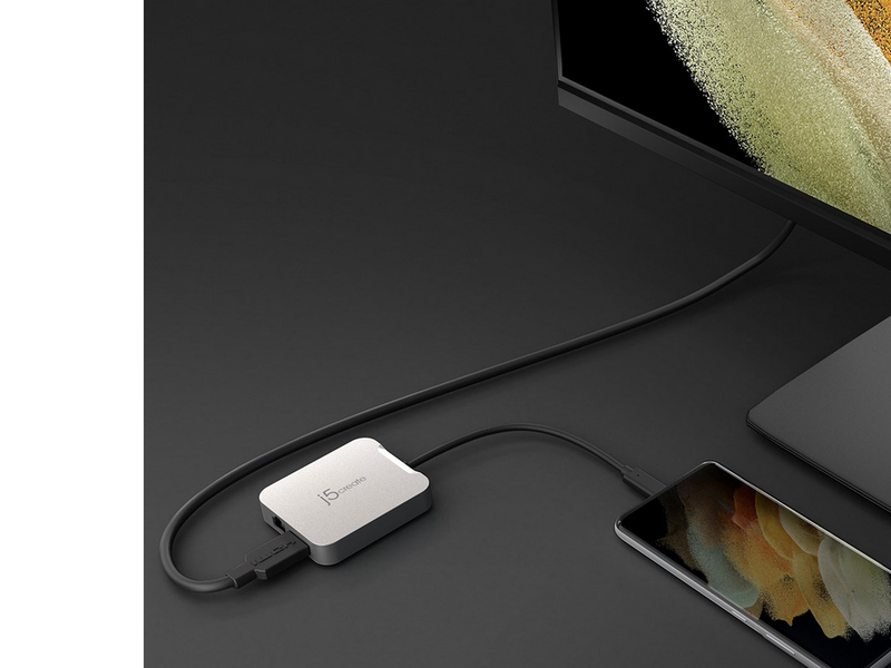 j5create 5-in-1 Multi-Port Adapter (with Ethernet and PD)