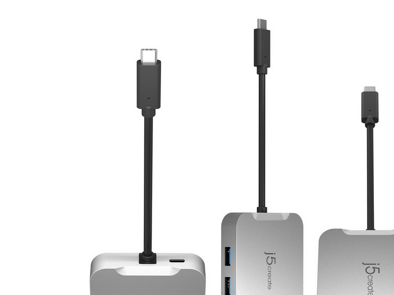 j5create 5-in-1 Multi-Port Adapter (with Ethernet and PD)