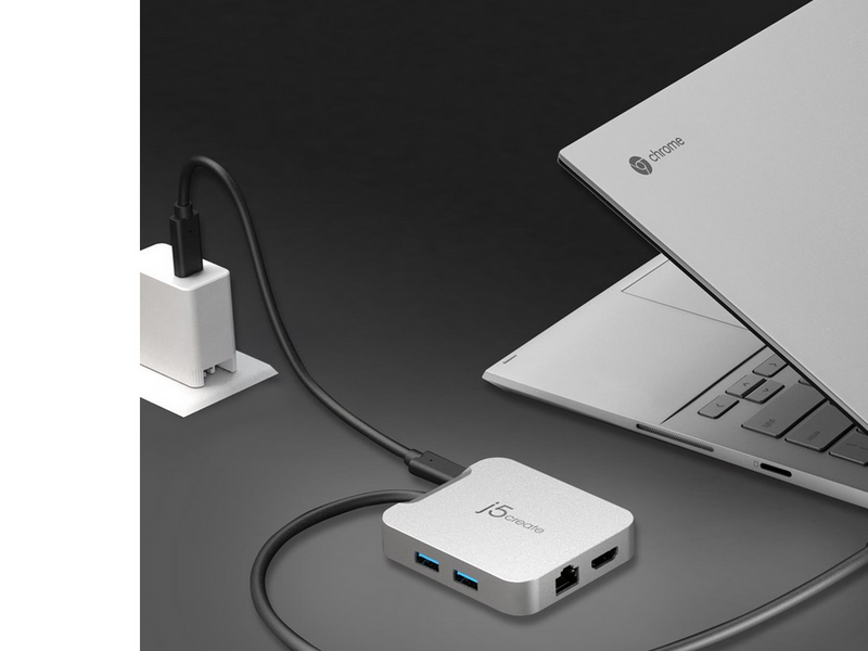 j5create 5-in-1 Multi-Port Adapter (with Ethernet and PD)