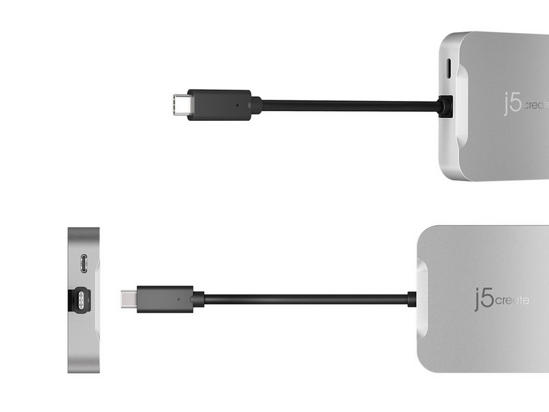 j5create 5-in-1 Multi-Port Adapter (with Ethernet and PD)