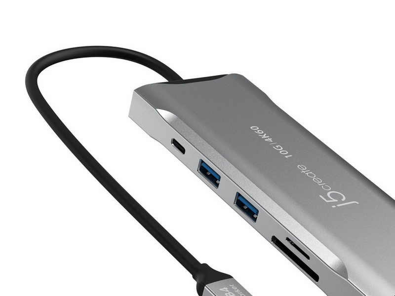 j5create 11-in-1 USB-C Triple-Monitor Dock (with Ethernet and 100W PD)