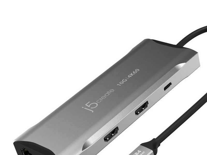 j5create 11-in-1 USB-C Triple-Monitor Dock (with Ethernet and 100W PD)