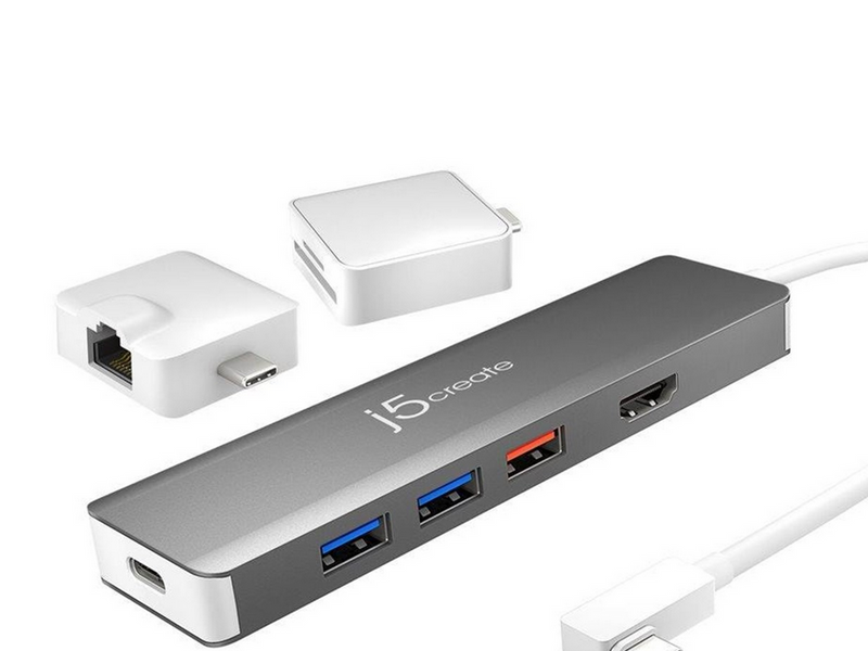 j5create USB-C Modular Multi-Adapter (Includes 2 Kits)
