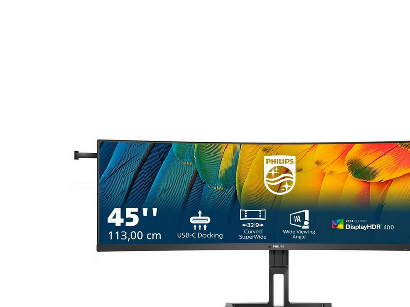 44.5" Philips 45B1U6900C - 5120x1440 - 75Hz - VA - 100W USB-C - KVM switch