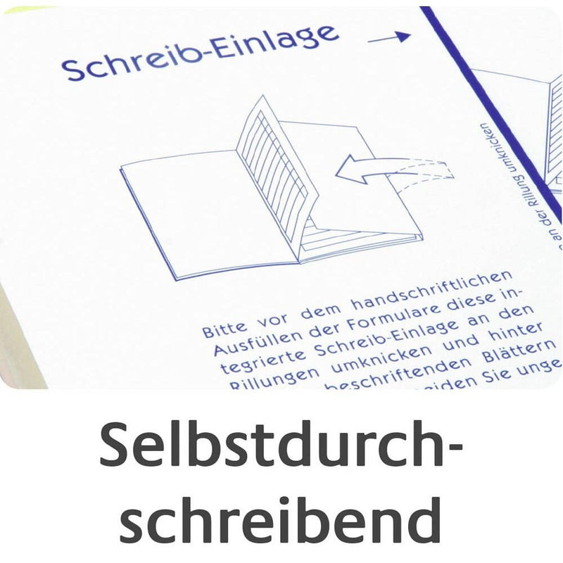 AVERY Zweckform Auftrag Formularbuch 1726 - 3 x 40 Blatt
