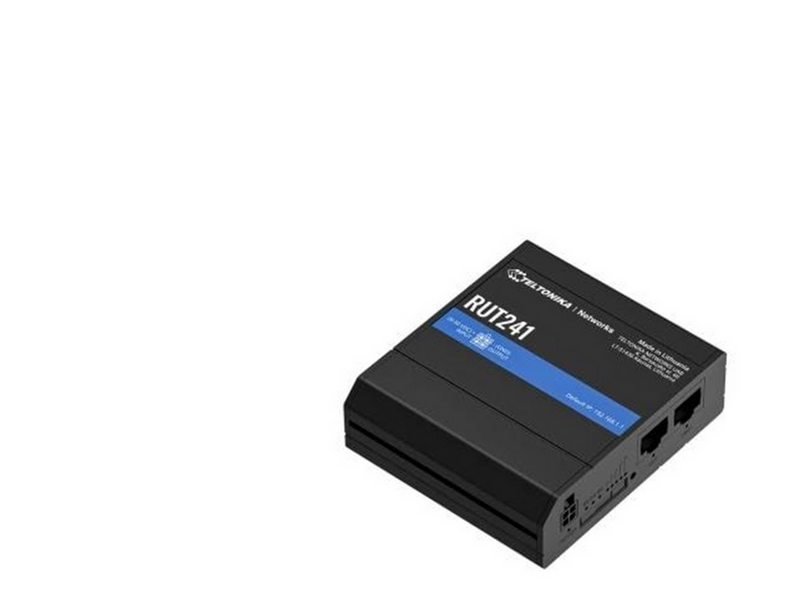 Teltonika RUT241 Industrial 4G Router (RUT241010000 / Standard package with EU PSU) - Wireless router N Standard - 802.11n