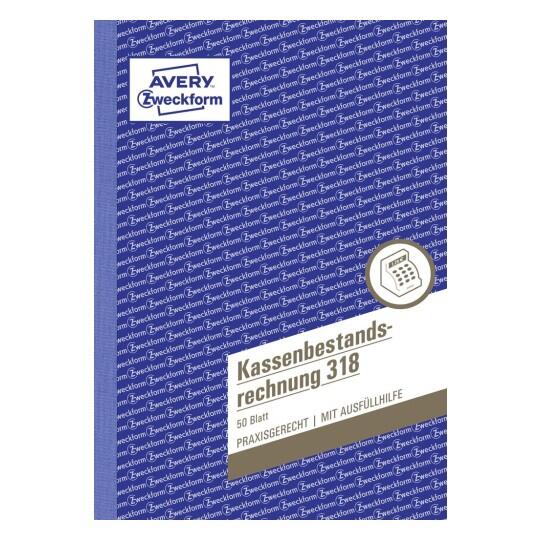AVERY Zweckform Kassenbestandsrechnung 318