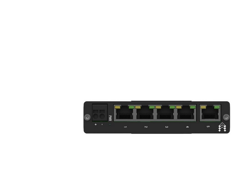 Teltonika TSW010 DIN Rail Ethernet Switch 5-Port 10/100Mbps