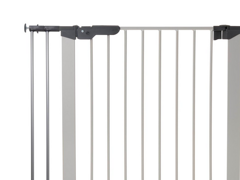 BabyDan Premier Safety Gate with 5 Extensions Silver 105.5-112.8 cm