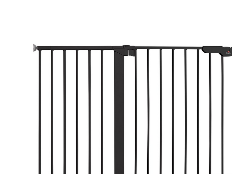 BabyDan Premier Safety Gate Extra Wide Black 119.3-125.6 cm