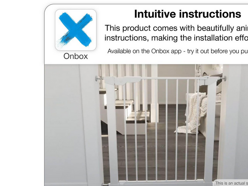 BabyDan Premier Safety Gate with 2 Extensions Black 86-93.3 cm
