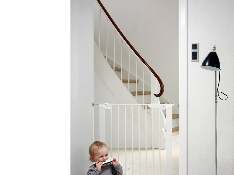 BabyDan Premier Safety Gate Extra Wide White 177.8-183 cm