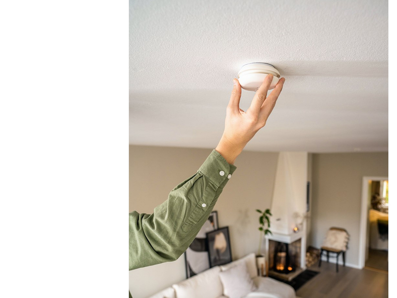 Housegard Pebble Link wireless series-connected smoke alarm incl. 10-year battery 2-pack