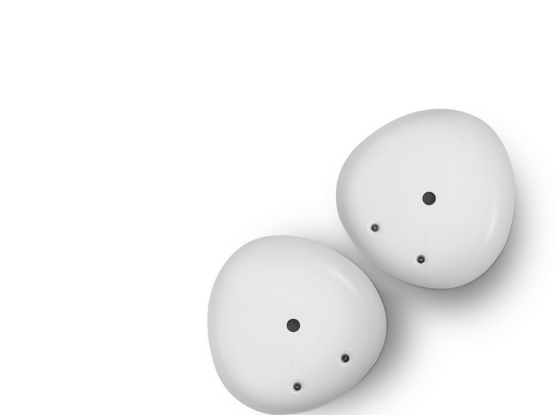 Housegard Pebble Link wireless series-connected smoke alarm incl. 10-year battery 2-pack